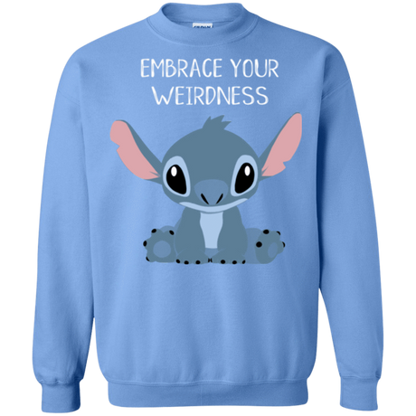 Sweatshirts Carolina Blue / S Embrace your weirdness Crewneck Sweatshirt