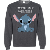 Sweatshirts Dark Heather / S Embrace your weirdness Crewneck Sweatshirt