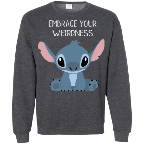Sweatshirts Dark Heather / S Embrace your weirdness Crewneck Sweatshirt