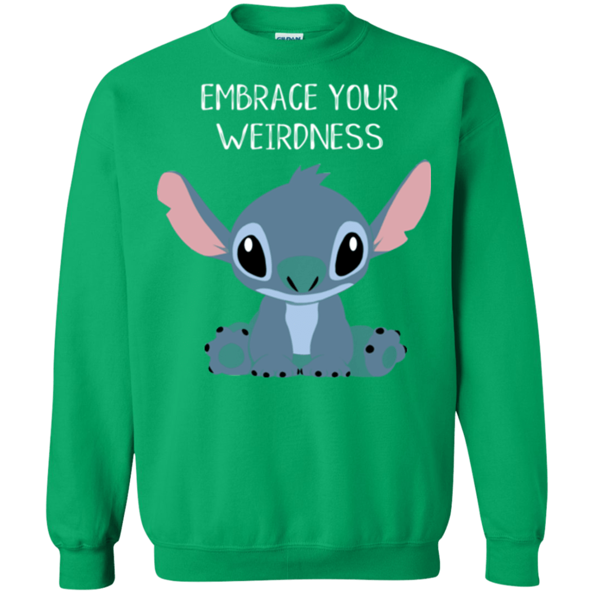 Sweatshirts Irish Green / S Embrace your weirdness Crewneck Sweatshirt