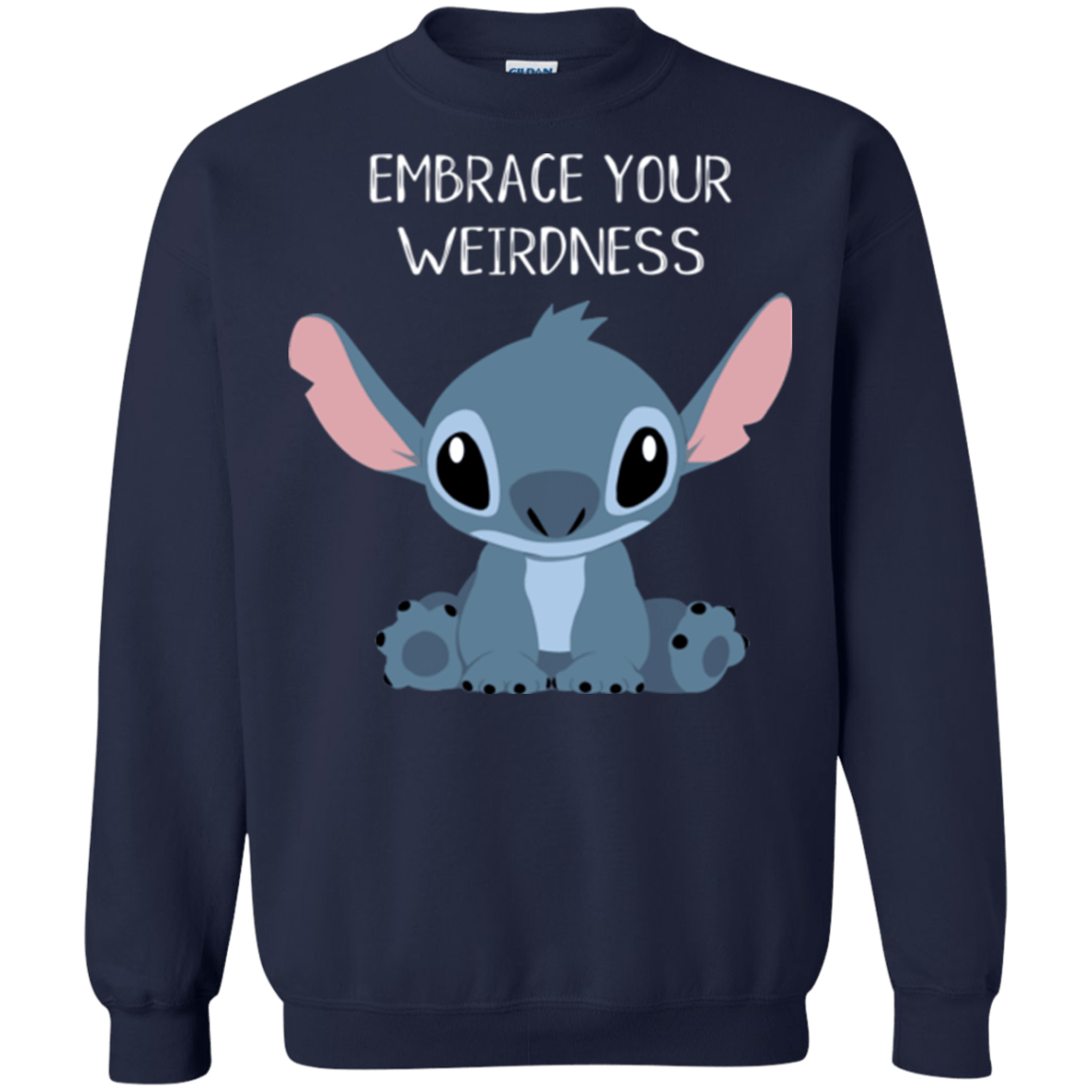 Sweatshirts Navy / S Embrace your weirdness Crewneck Sweatshirt