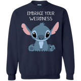 Sweatshirts Navy / S Embrace your weirdness Crewneck Sweatshirt