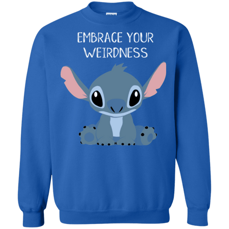 Sweatshirts Royal / S Embrace your weirdness Crewneck Sweatshirt