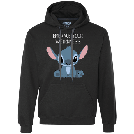 Sweatshirts Black / S Embrace your weirdness Premium Fleece Hoodie