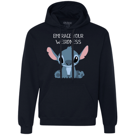 Sweatshirts Navy / S Embrace your weirdness Premium Fleece Hoodie
