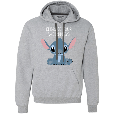 Sweatshirts Sport Grey / S Embrace your weirdness Premium Fleece Hoodie