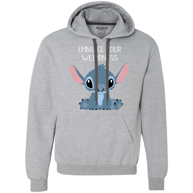 Sweatshirts Sport Grey / S Embrace your weirdness Premium Fleece Hoodie