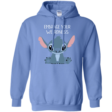 Sweatshirts Carolina Blue / S Embrace your weirdness Pullover Hoodie