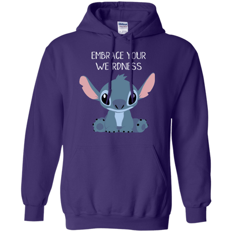 Sweatshirts Purple / S Embrace your weirdness Pullover Hoodie