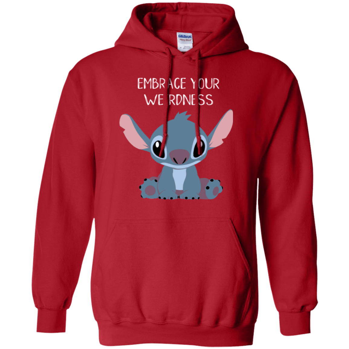 Sweatshirts Red / S Embrace your weirdness Pullover Hoodie