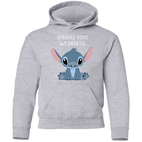 Sweatshirts Sport Grey / YS Embrace your weirdness Youth Hoodie