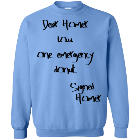 Sweatshirts Carolina Blue / S Emergency Donut Crewneck Sweatshirt
