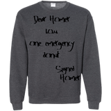 Sweatshirts Dark Heather / S Emergency Donut Crewneck Sweatshirt