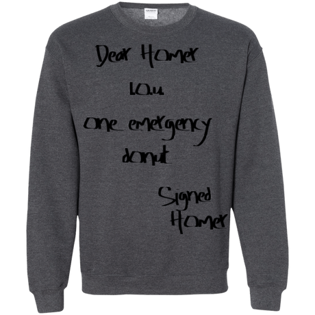 Sweatshirts Dark Heather / S Emergency Donut Crewneck Sweatshirt