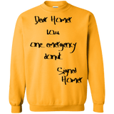 Sweatshirts Gold / S Emergency Donut Crewneck Sweatshirt