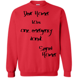 Sweatshirts Red / S Emergency Donut Crewneck Sweatshirt