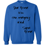 Sweatshirts Royal / S Emergency Donut Crewneck Sweatshirt