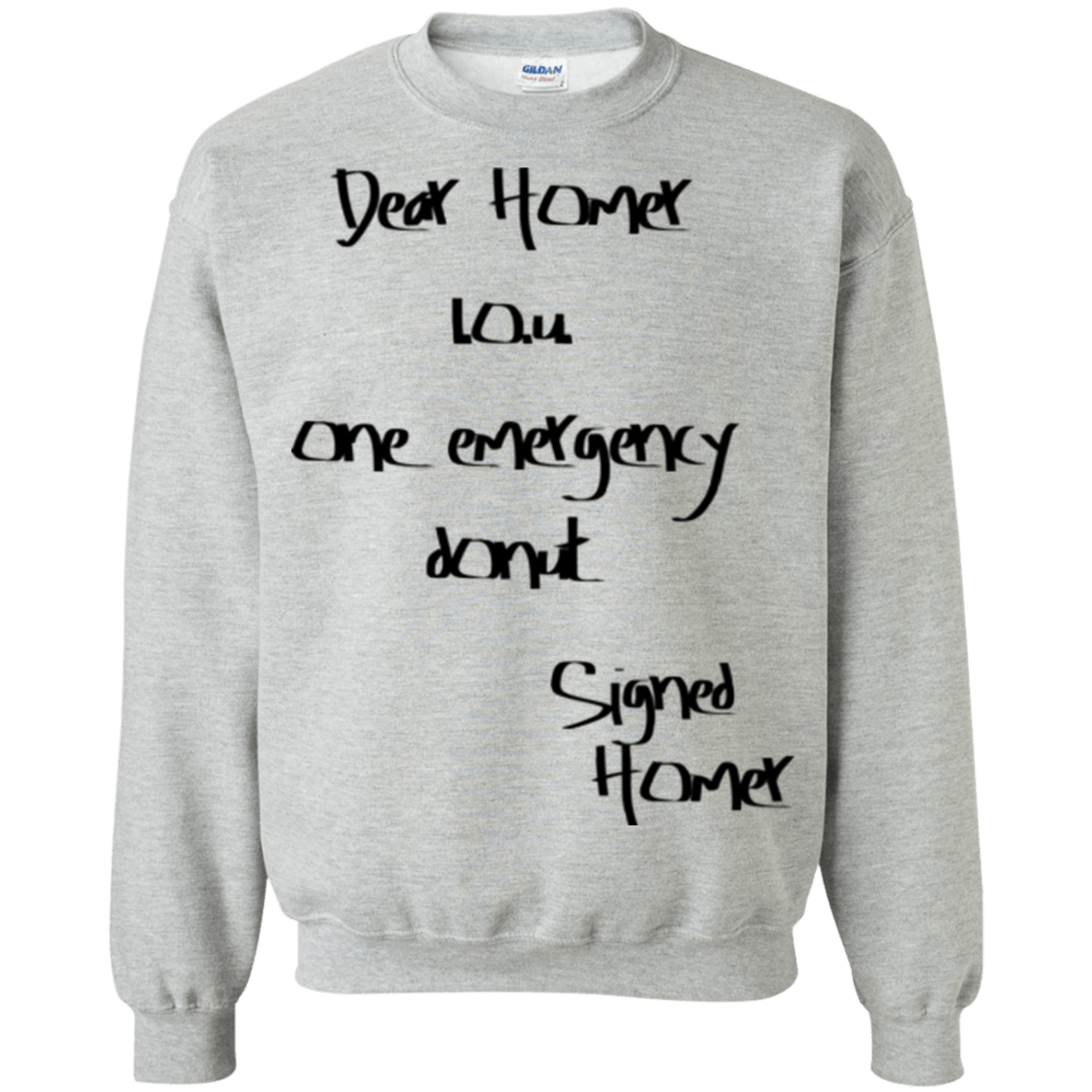 Sweatshirts Sport Grey / S Emergency Donut Crewneck Sweatshirt