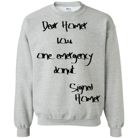 Sweatshirts Sport Grey / S Emergency Donut Crewneck Sweatshirt