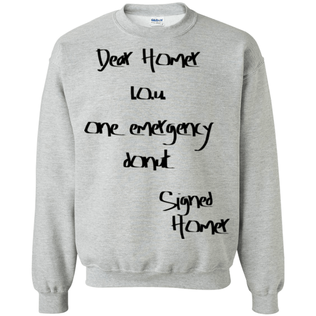 Sweatshirts Sport Grey / S Emergency Donut Crewneck Sweatshirt