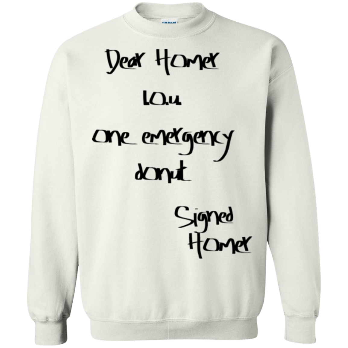 Sweatshirts White / S Emergency Donut Crewneck Sweatshirt