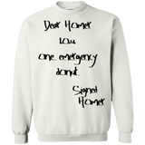 Sweatshirts White / S Emergency Donut Crewneck Sweatshirt