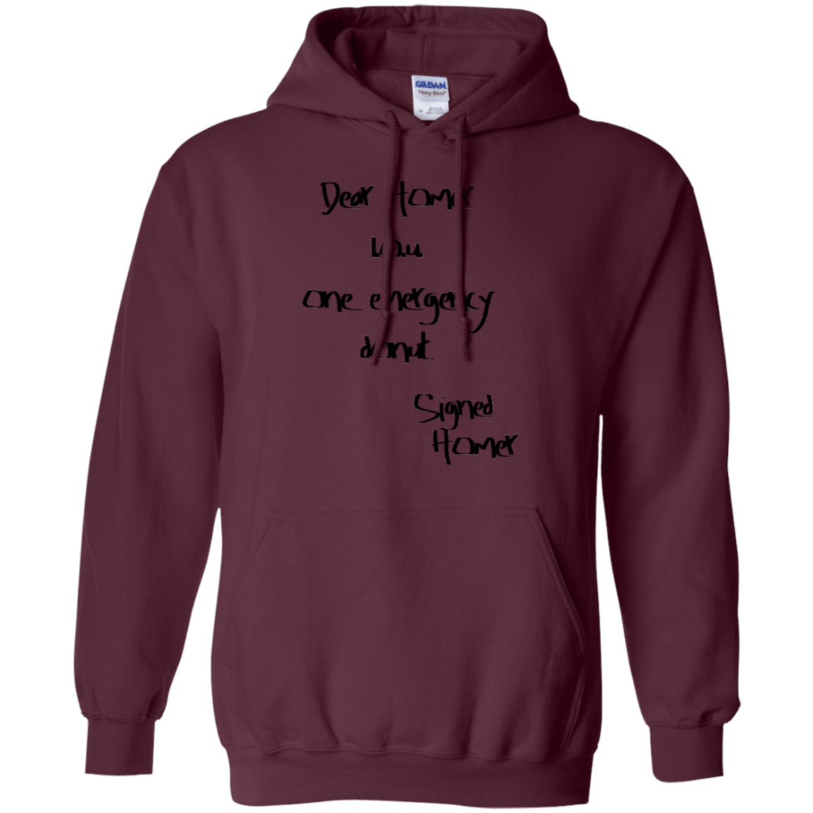 Sweatshirts Maroon / S Emergency Donut Pullover Hoodie