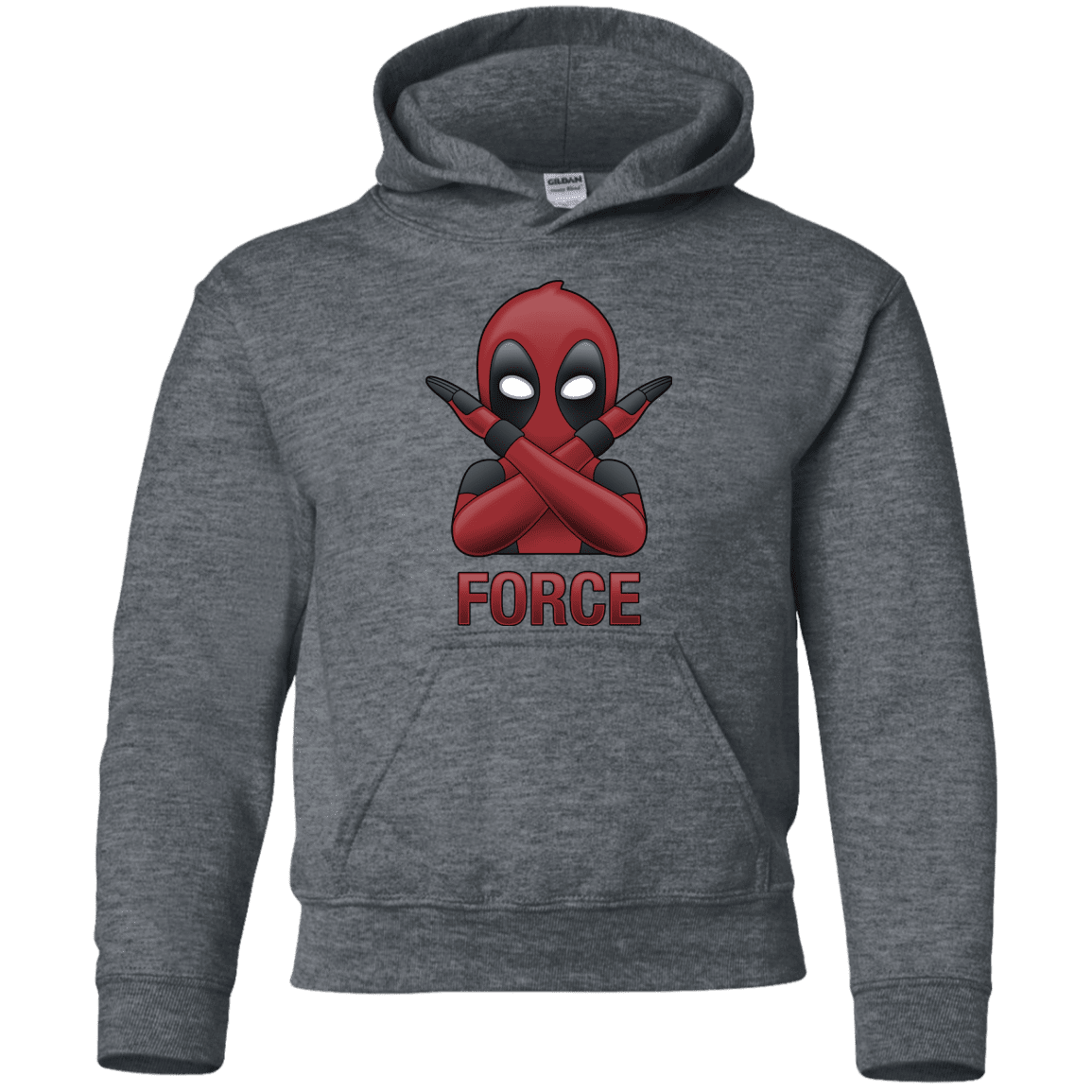 Sweatshirts Dark Heather / YS Emoji DP Youth Hoodie