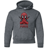 Sweatshirts Dark Heather / YS Emoji DP Youth Hoodie