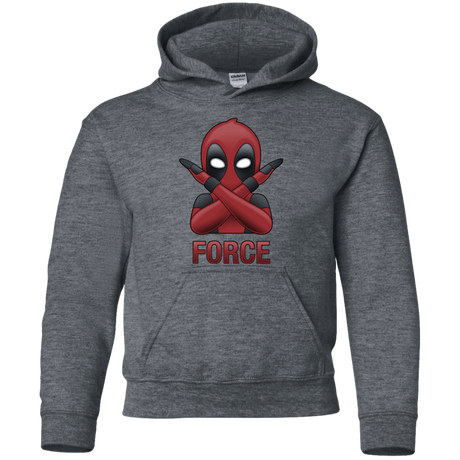 Sweatshirts Dark Heather / YS Emoji DP Youth Hoodie