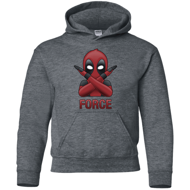 Sweatshirts Dark Heather / YS Emoji DP Youth Hoodie
