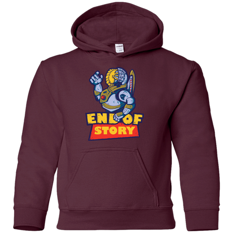 Sweatshirts Maroon / YS END OF STORY Youth Hoodie
