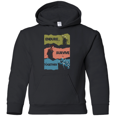 Sweatshirts Black / YS Endure Survive GBU Youth Hoodie