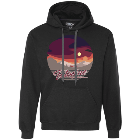 Sweatshirts Black / S Enjoy Our Double Sunset Premium Fleece Hoodie