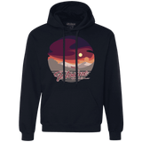 Sweatshirts Navy / S Enjoy Our Double Sunset Premium Fleece Hoodie