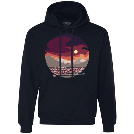 Sweatshirts Navy / S Enjoy Our Double Sunset Premium Fleece Hoodie