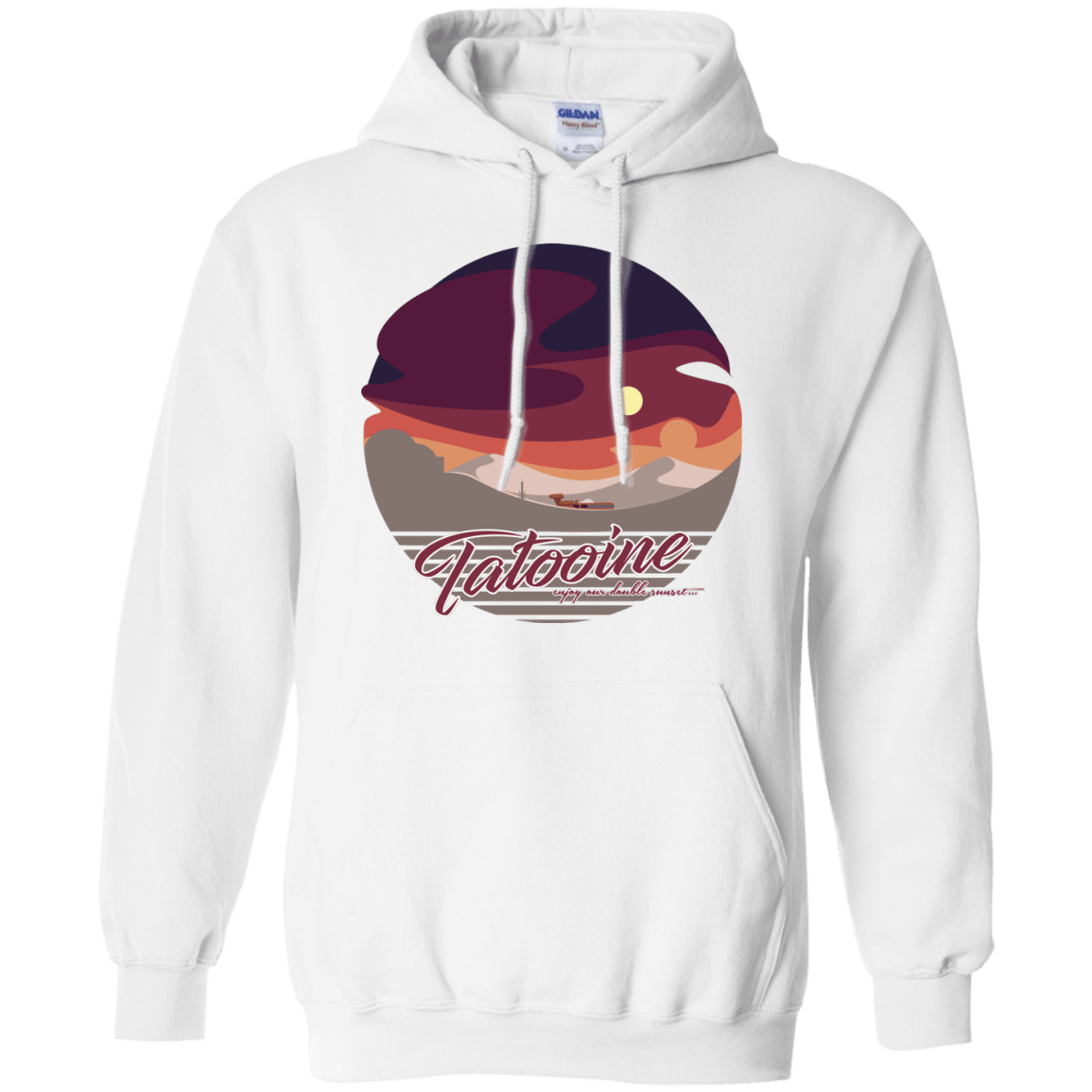 Sweatshirts White / S Enjoy Our Double Sunset Pullover Hoodie