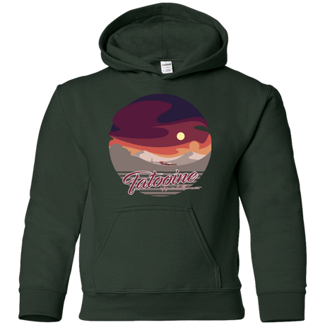 Sweatshirts Forest Green / YS Enjoy Our Double Sunset Youth Hoodie