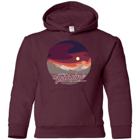 Sweatshirts Maroon / YS Enjoy Our Double Sunset Youth Hoodie