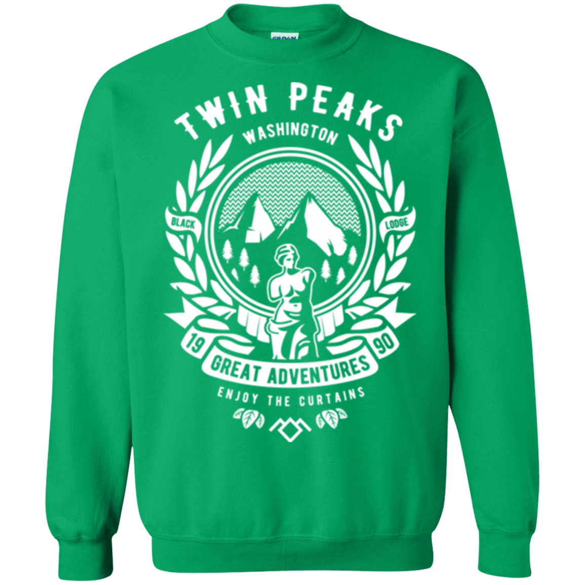 Sweatshirts Irish Green / Small ENJOY THE CURTAINS Crewneck Sweatshirt