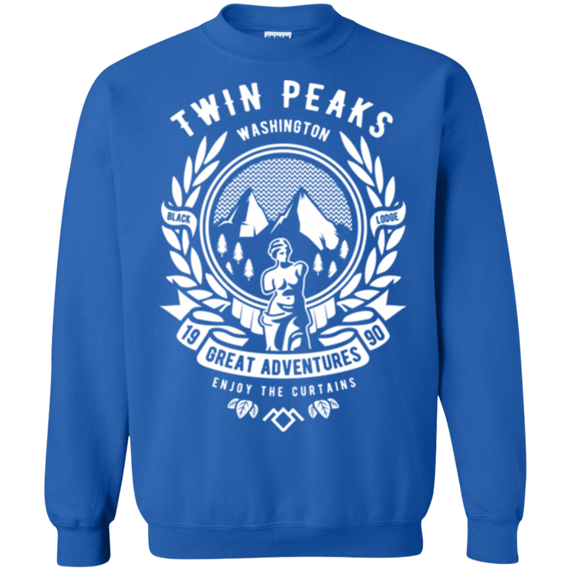 Sweatshirts Royal / Small ENJOY THE CURTAINS Crewneck Sweatshirt
