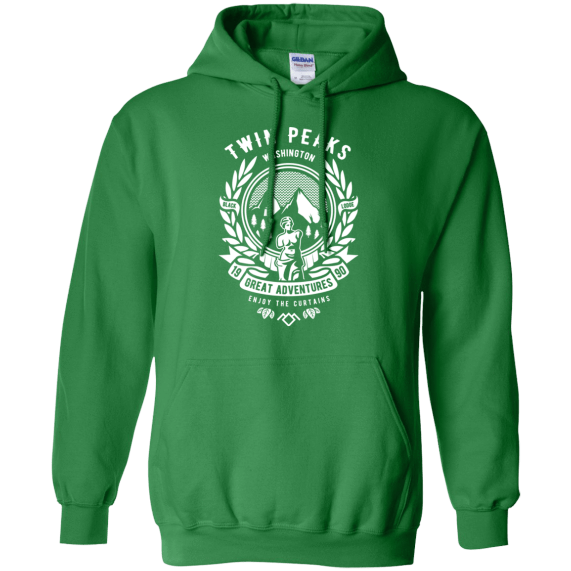 Sweatshirts Irish Green / Small ENJOY THE CURTAINS Pullover Hoodie