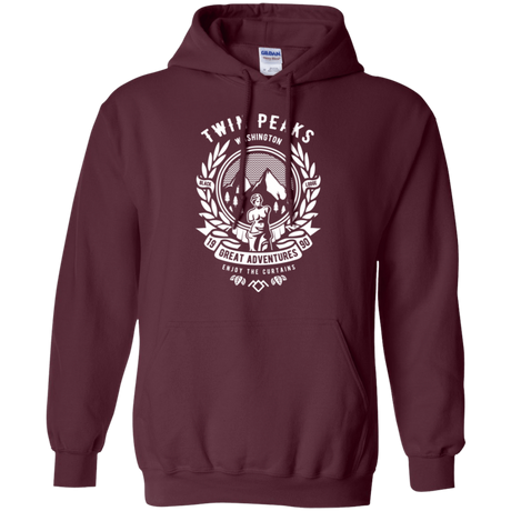 Sweatshirts Maroon / Small ENJOY THE CURTAINS Pullover Hoodie