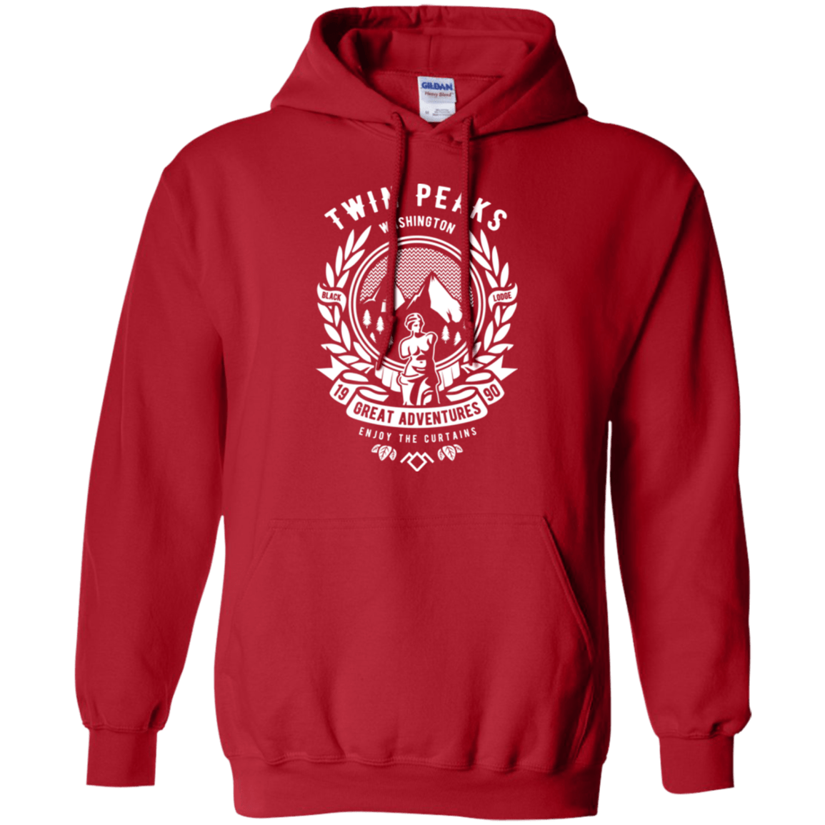 Sweatshirts Red / Small ENJOY THE CURTAINS Pullover Hoodie