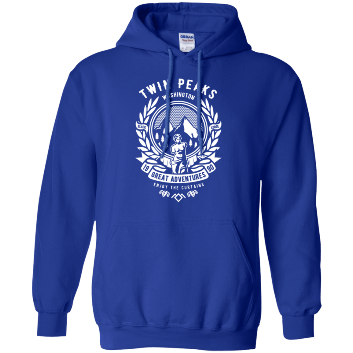 Sweatshirts Royal / Small ENJOY THE CURTAINS Pullover Hoodie
