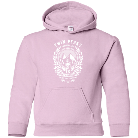 Sweatshirts Light Pink / YS ENJOY THE CURTAINS Youth Hoodie