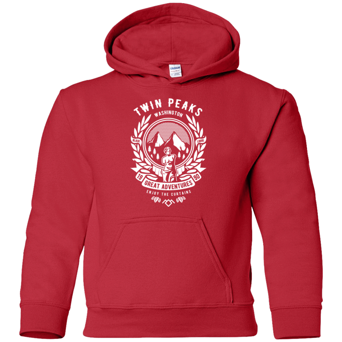 Sweatshirts Red / YS ENJOY THE CURTAINS Youth Hoodie