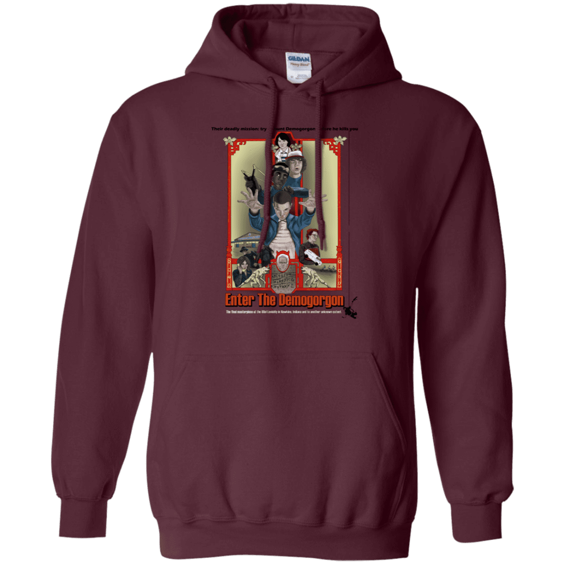 Sweatshirts Maroon / S Enter the Dragon Pullover Hoodie