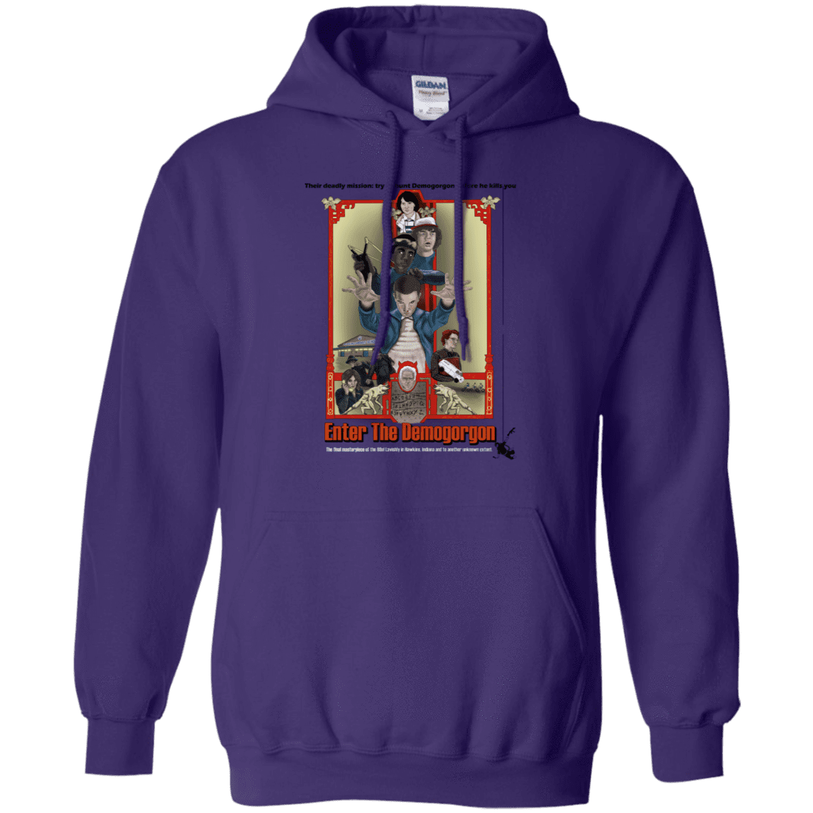 Sweatshirts Purple / S Enter the Dragon Pullover Hoodie