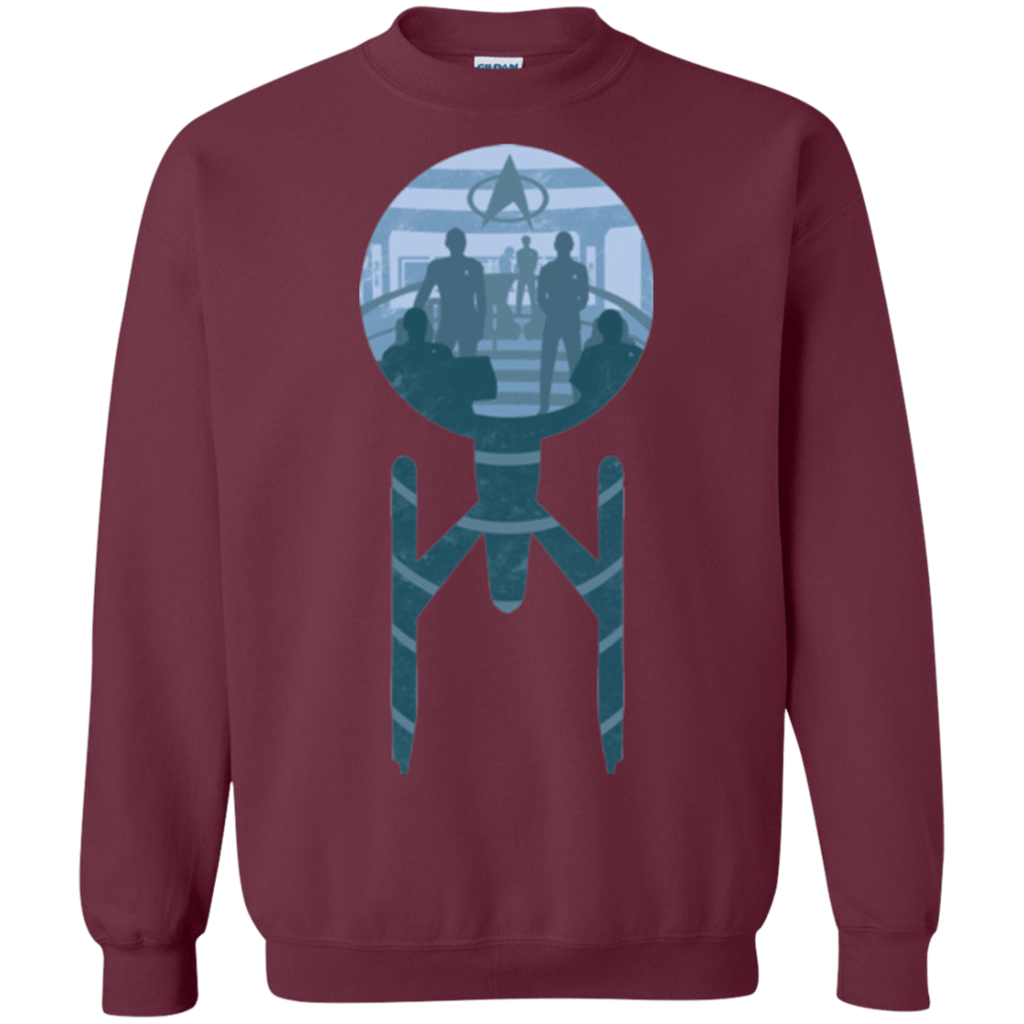Sweatshirts Maroon / Small Enterprise Crew Crewneck Sweatshirt